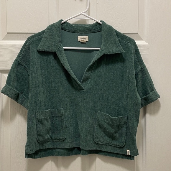 Cropped Polo Top - Picture 1 of 3